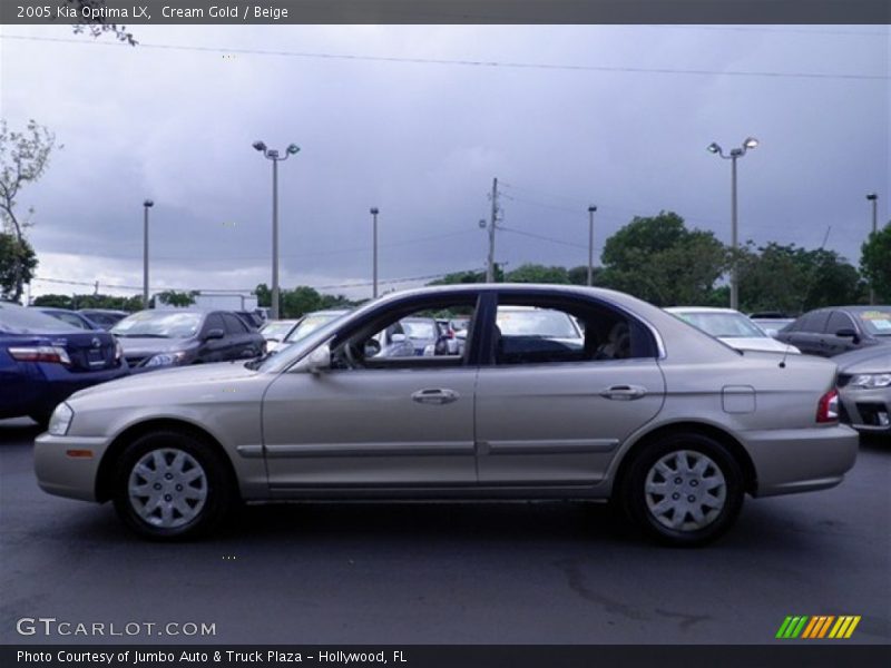 Cream Gold / Beige 2005 Kia Optima LX