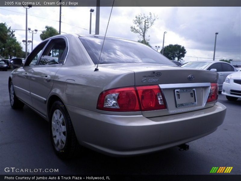 Cream Gold / Beige 2005 Kia Optima LX