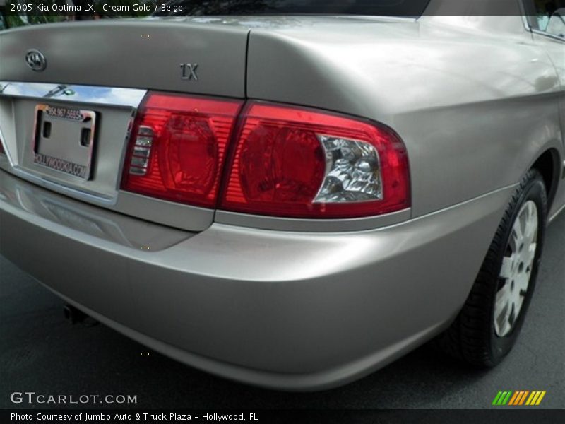 Cream Gold / Beige 2005 Kia Optima LX