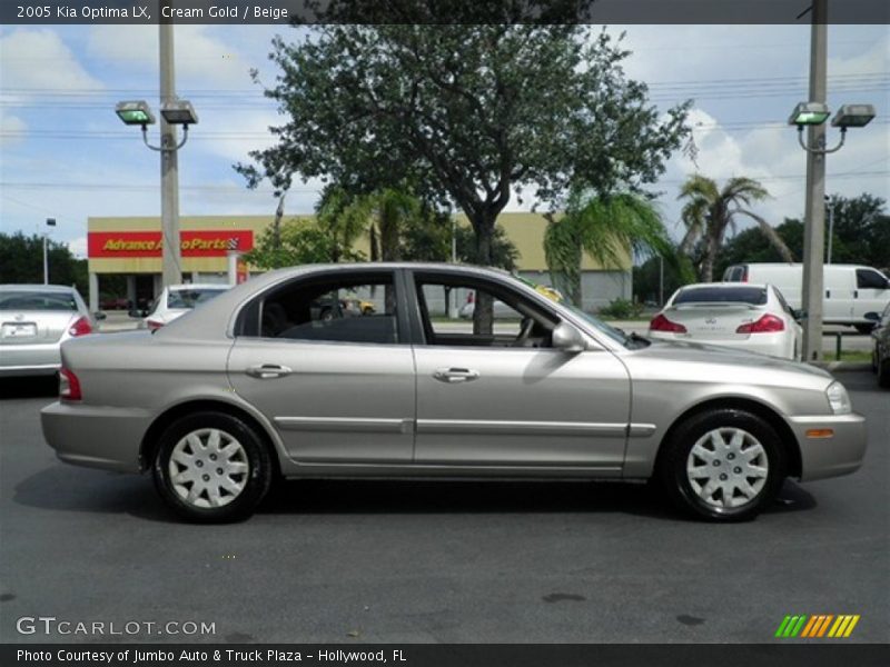 Cream Gold / Beige 2005 Kia Optima LX