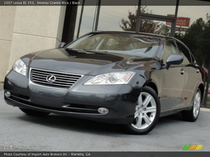 Smokey Granite Mica / Black 2007 Lexus ES 350