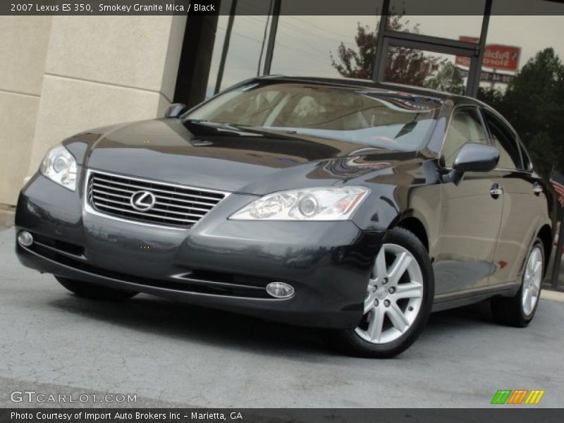 Smokey Granite Mica / Black 2007 Lexus ES 350