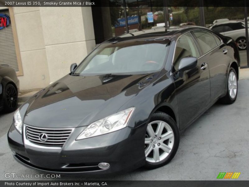 Smokey Granite Mica / Black 2007 Lexus ES 350