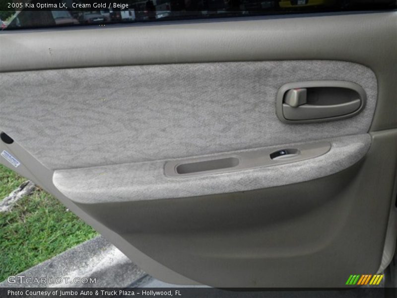 Cream Gold / Beige 2005 Kia Optima LX
