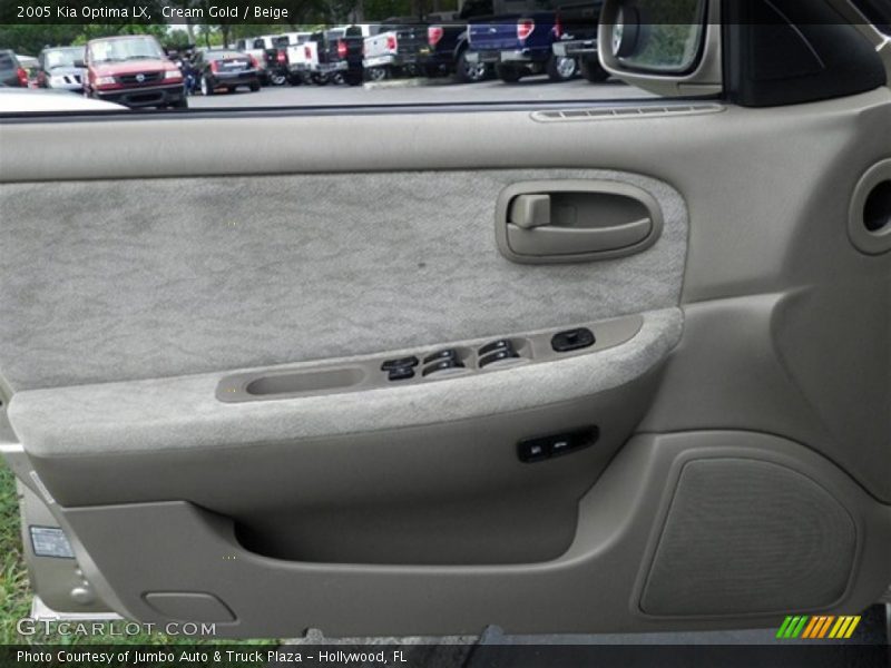 Cream Gold / Beige 2005 Kia Optima LX