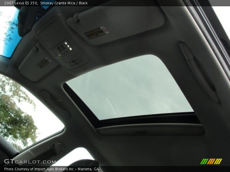 Smokey Granite Mica / Black 2007 Lexus ES 350