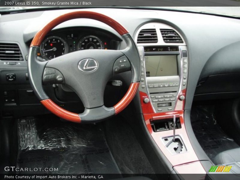 Smokey Granite Mica / Black 2007 Lexus ES 350