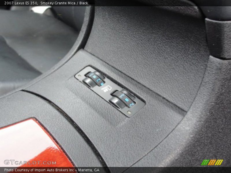 Smokey Granite Mica / Black 2007 Lexus ES 350