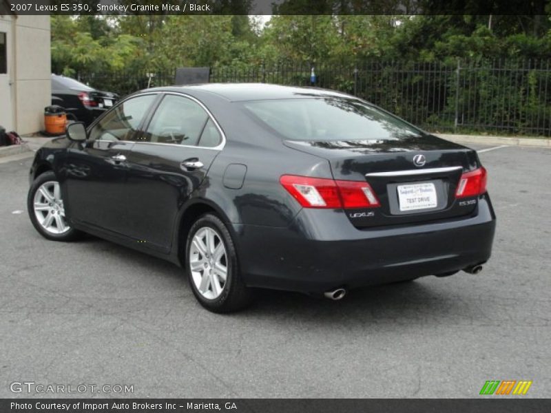 Smokey Granite Mica / Black 2007 Lexus ES 350