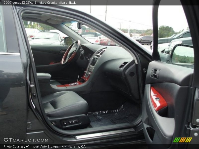 Smokey Granite Mica / Black 2007 Lexus ES 350
