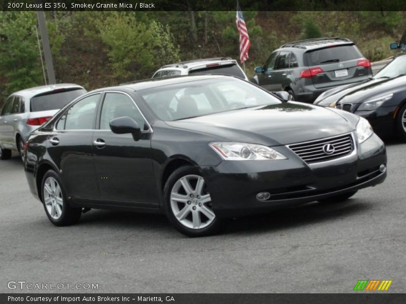 Smokey Granite Mica / Black 2007 Lexus ES 350