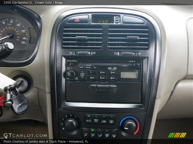 Cream Gold / Beige 2005 Kia Optima LX