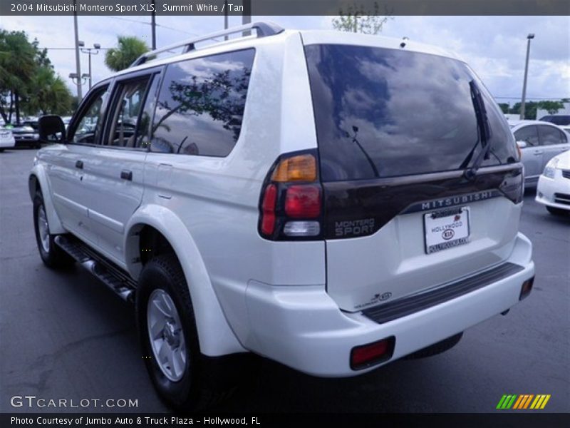 Summit White / Tan 2004 Mitsubishi Montero Sport XLS