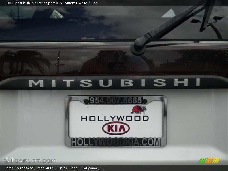 Summit White / Tan 2004 Mitsubishi Montero Sport XLS