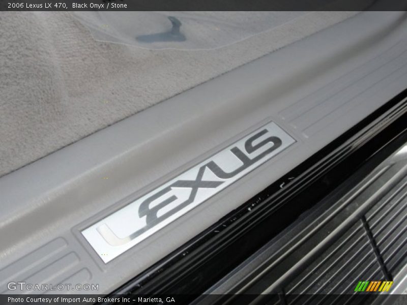 Black Onyx / Stone 2006 Lexus LX 470