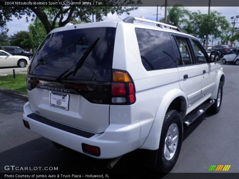 Summit White / Tan 2004 Mitsubishi Montero Sport XLS
