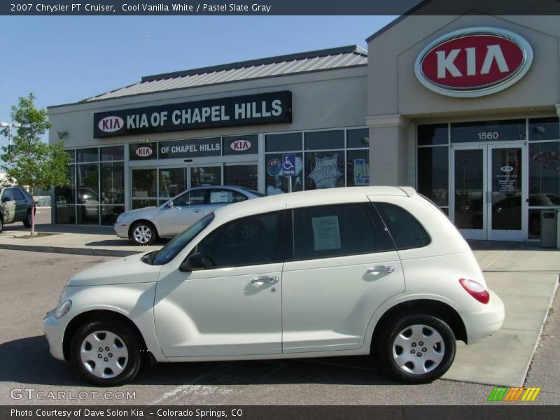 Cool Vanilla White / Pastel Slate Gray 2007 Chrysler PT Cruiser