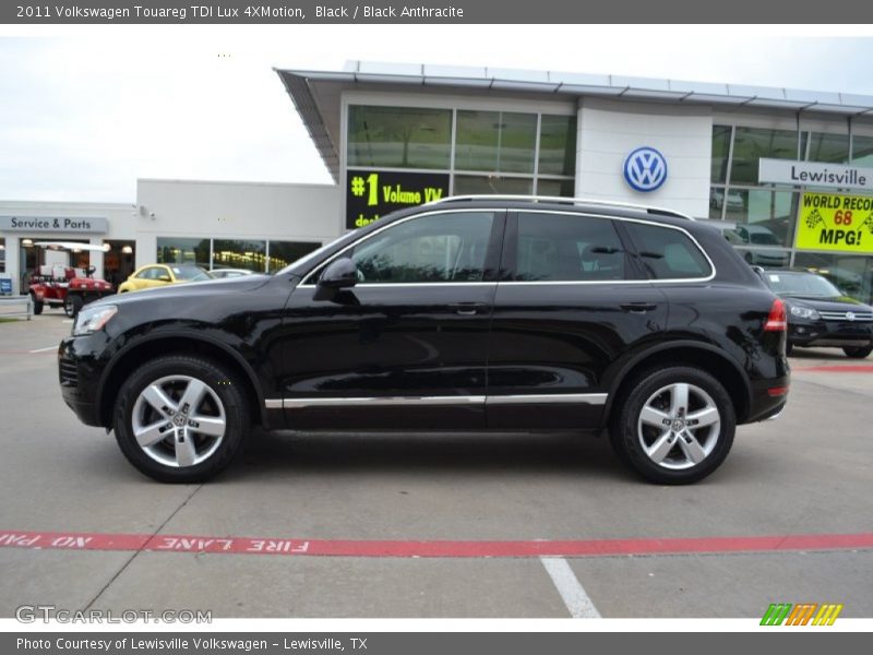 Black / Black Anthracite 2011 Volkswagen Touareg TDI Lux 4XMotion