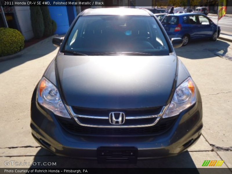 Polished Metal Metallic / Black 2011 Honda CR-V SE 4WD