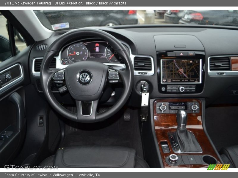 Black / Black Anthracite 2011 Volkswagen Touareg TDI Lux 4XMotion