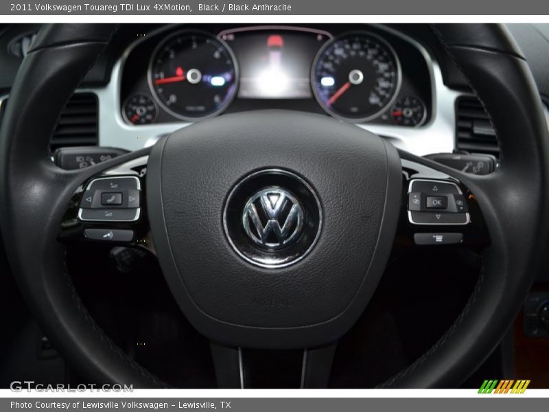 Black / Black Anthracite 2011 Volkswagen Touareg TDI Lux 4XMotion