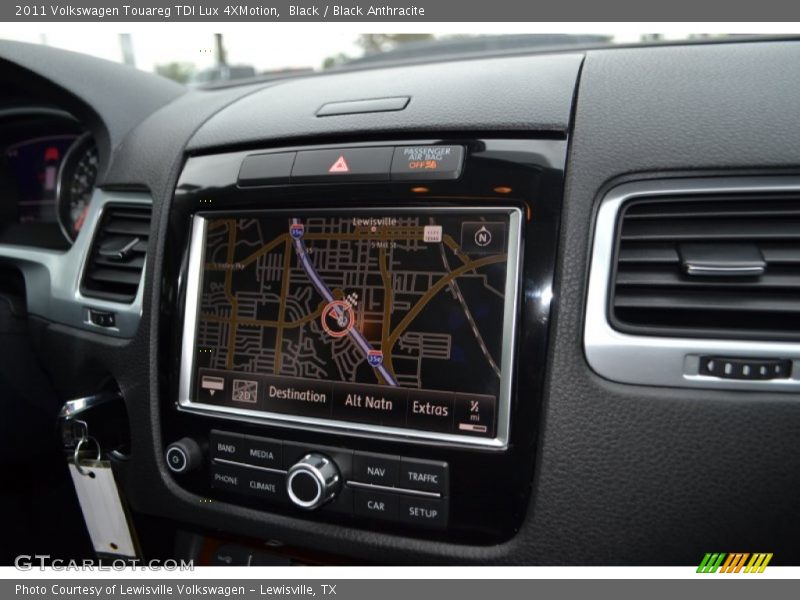 Black / Black Anthracite 2011 Volkswagen Touareg TDI Lux 4XMotion
