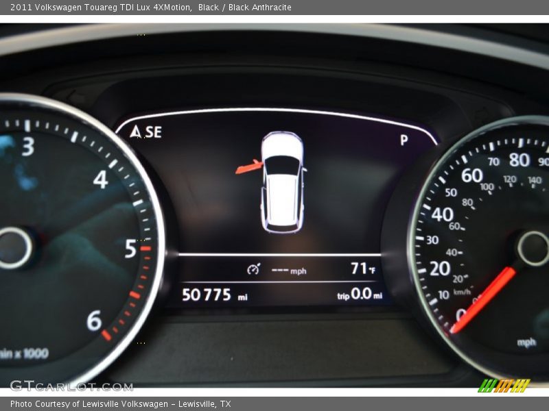 Black / Black Anthracite 2011 Volkswagen Touareg TDI Lux 4XMotion