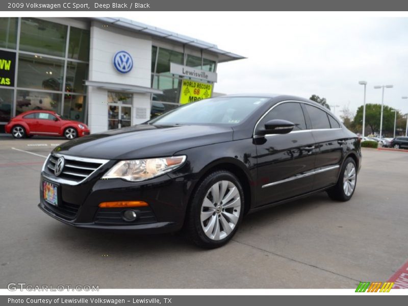 Deep Black / Black 2009 Volkswagen CC Sport