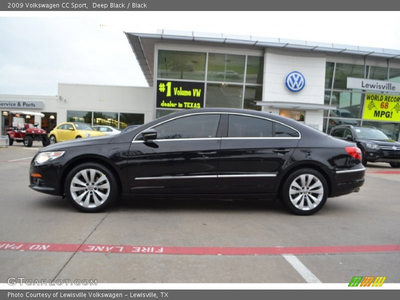 Deep Black / Black 2009 Volkswagen CC Sport