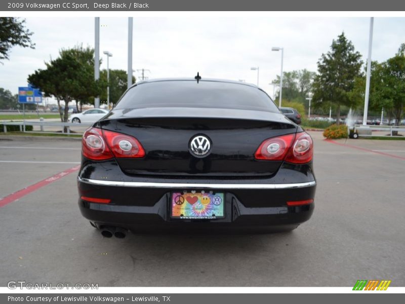 Deep Black / Black 2009 Volkswagen CC Sport