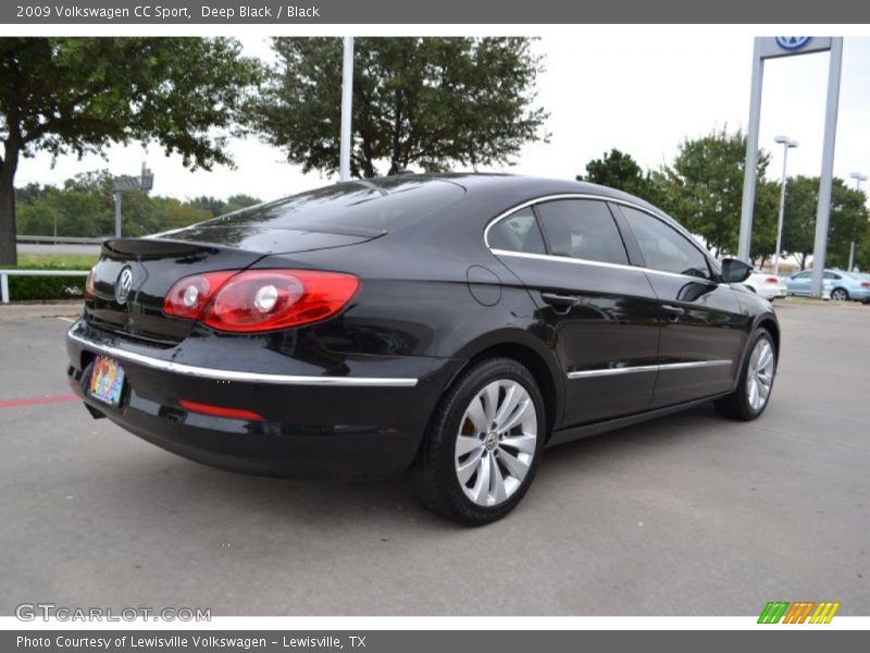 Deep Black / Black 2009 Volkswagen CC Sport