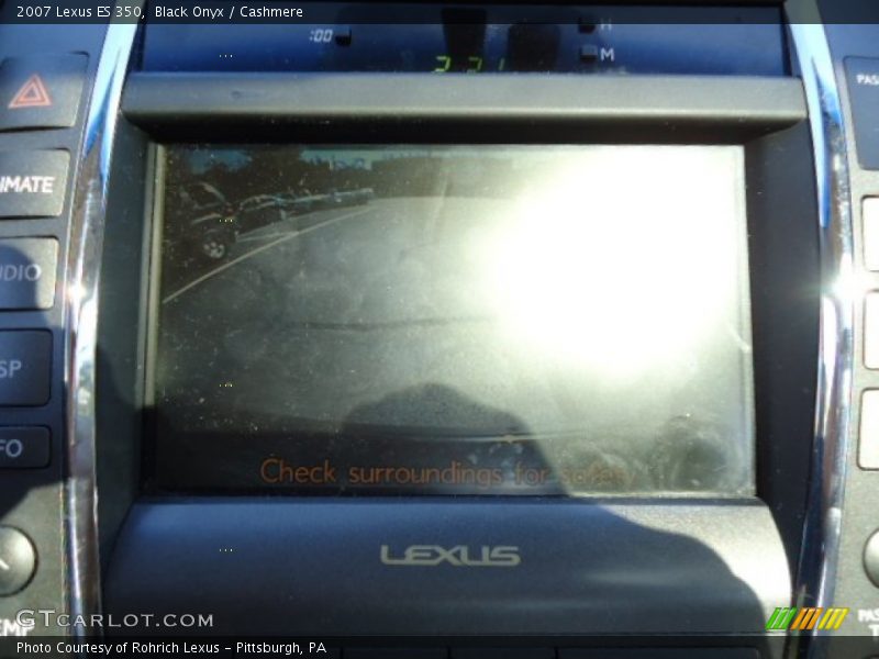 Black Onyx / Cashmere 2007 Lexus ES 350