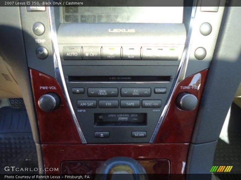 Black Onyx / Cashmere 2007 Lexus ES 350