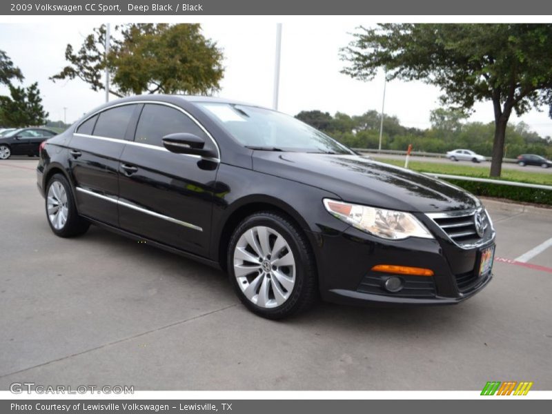 Deep Black / Black 2009 Volkswagen CC Sport