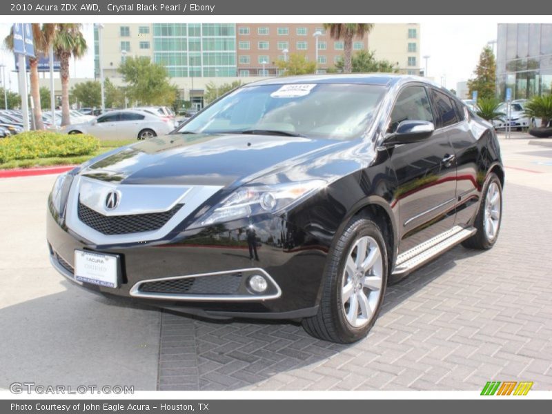 Crystal Black Pearl / Ebony 2010 Acura ZDX AWD