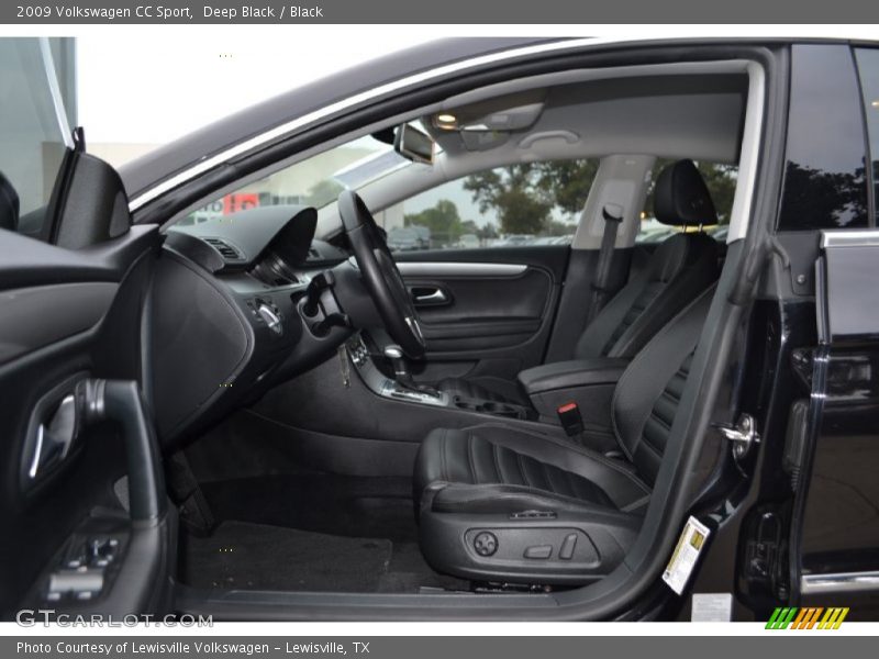 Deep Black / Black 2009 Volkswagen CC Sport
