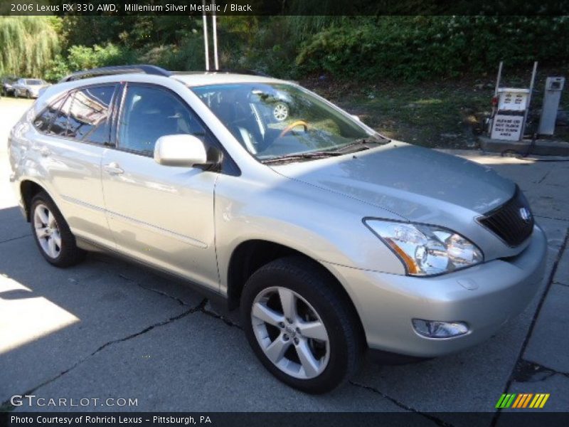 Millenium Silver Metallic / Black 2006 Lexus RX 330 AWD