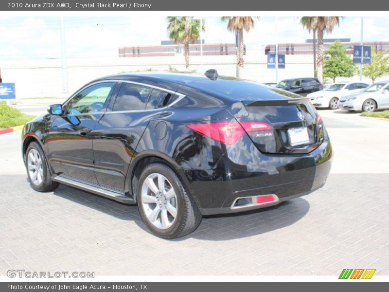 Crystal Black Pearl / Ebony 2010 Acura ZDX AWD