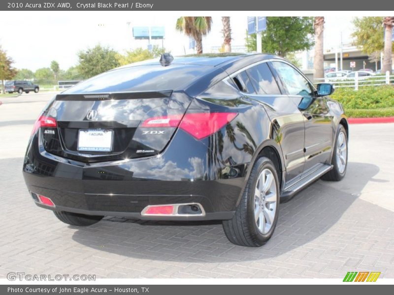 Crystal Black Pearl / Ebony 2010 Acura ZDX AWD
