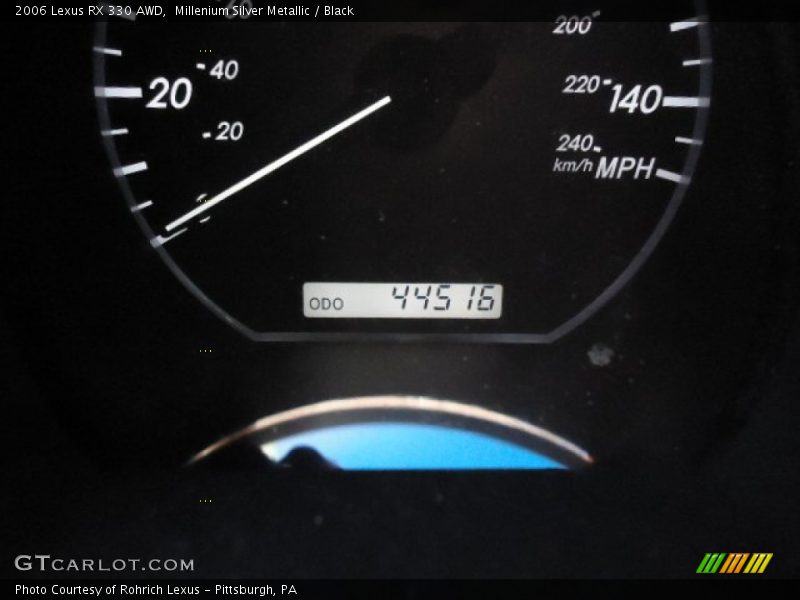 Millenium Silver Metallic / Black 2006 Lexus RX 330 AWD