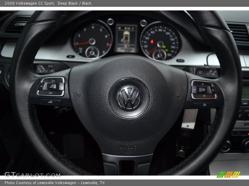 Deep Black / Black 2009 Volkswagen CC Sport