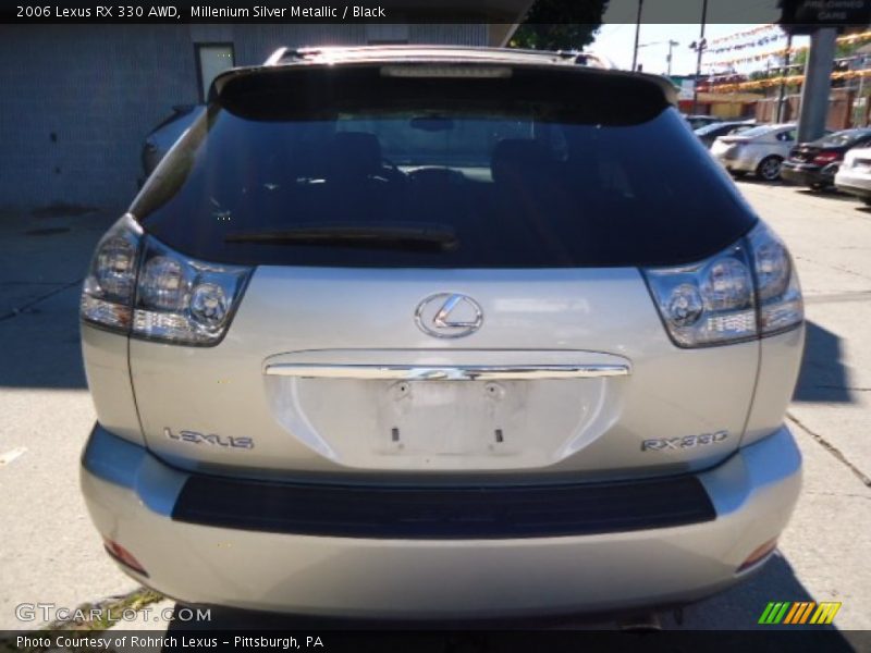 Millenium Silver Metallic / Black 2006 Lexus RX 330 AWD