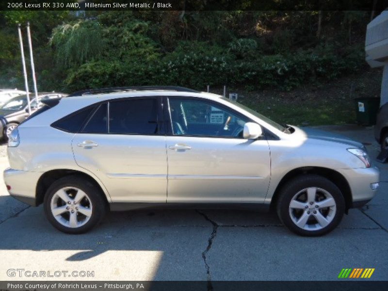 Millenium Silver Metallic / Black 2006 Lexus RX 330 AWD