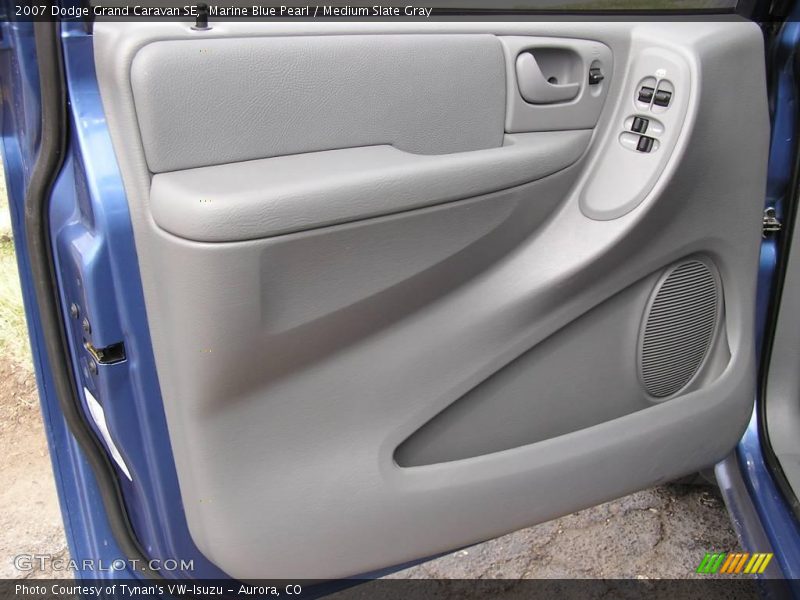 Marine Blue Pearl / Medium Slate Gray 2007 Dodge Grand Caravan SE
