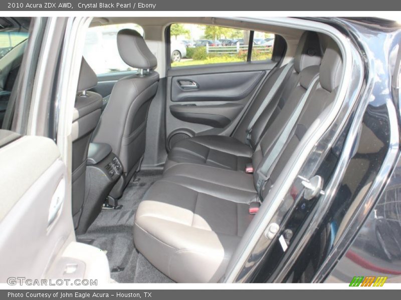 Rear Seat of 2010 ZDX AWD