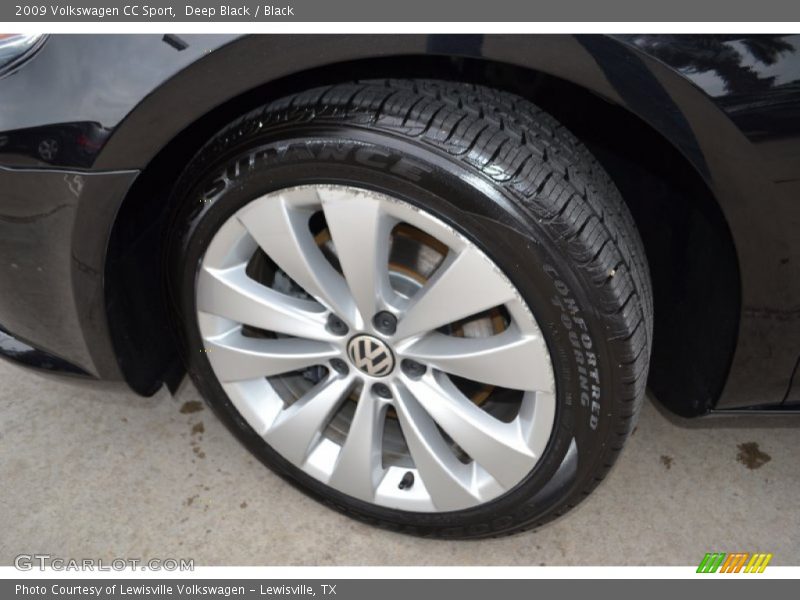 Deep Black / Black 2009 Volkswagen CC Sport