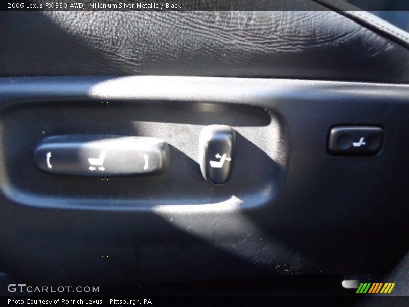 Millenium Silver Metallic / Black 2006 Lexus RX 330 AWD