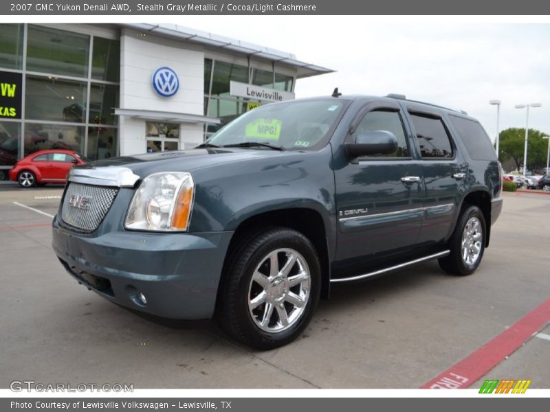 Stealth Gray Metallic / Cocoa/Light Cashmere 2007 GMC Yukon Denali AWD