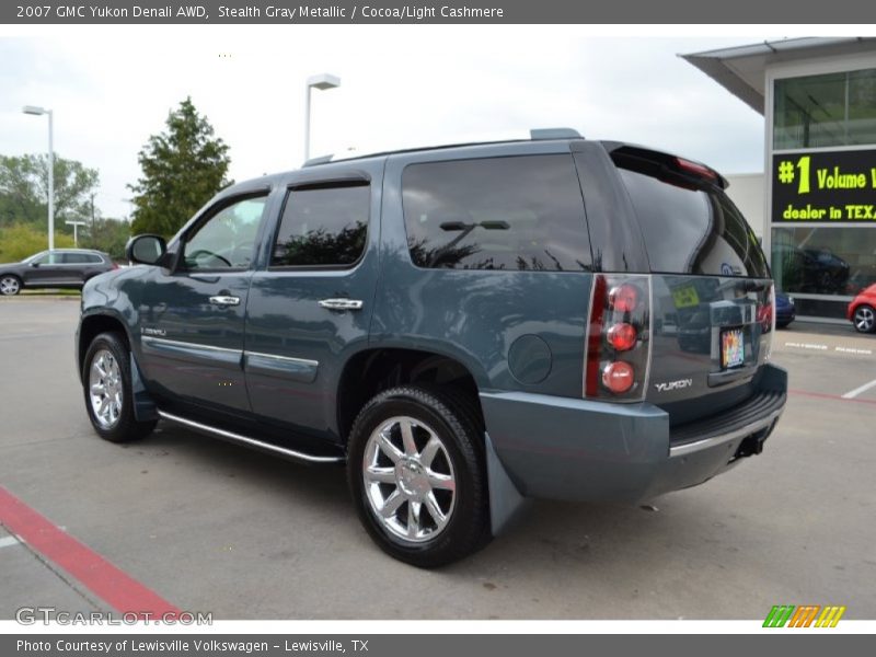 Stealth Gray Metallic / Cocoa/Light Cashmere 2007 GMC Yukon Denali AWD
