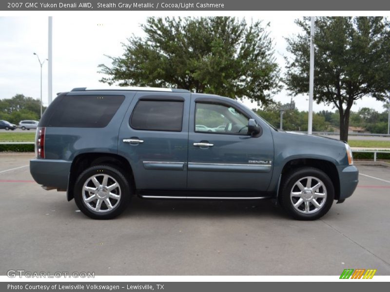 Stealth Gray Metallic / Cocoa/Light Cashmere 2007 GMC Yukon Denali AWD